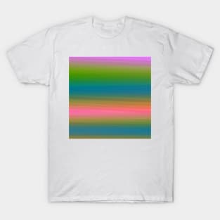 green blue pink abstract texture T-Shirt